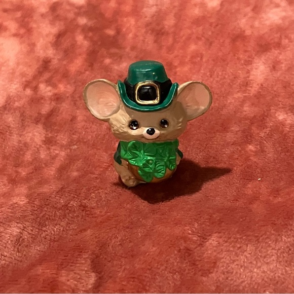 Hallmark Other - Vintage Hallmark Merry Miniatures St. Patrick's Day Irish Mouse Figurine